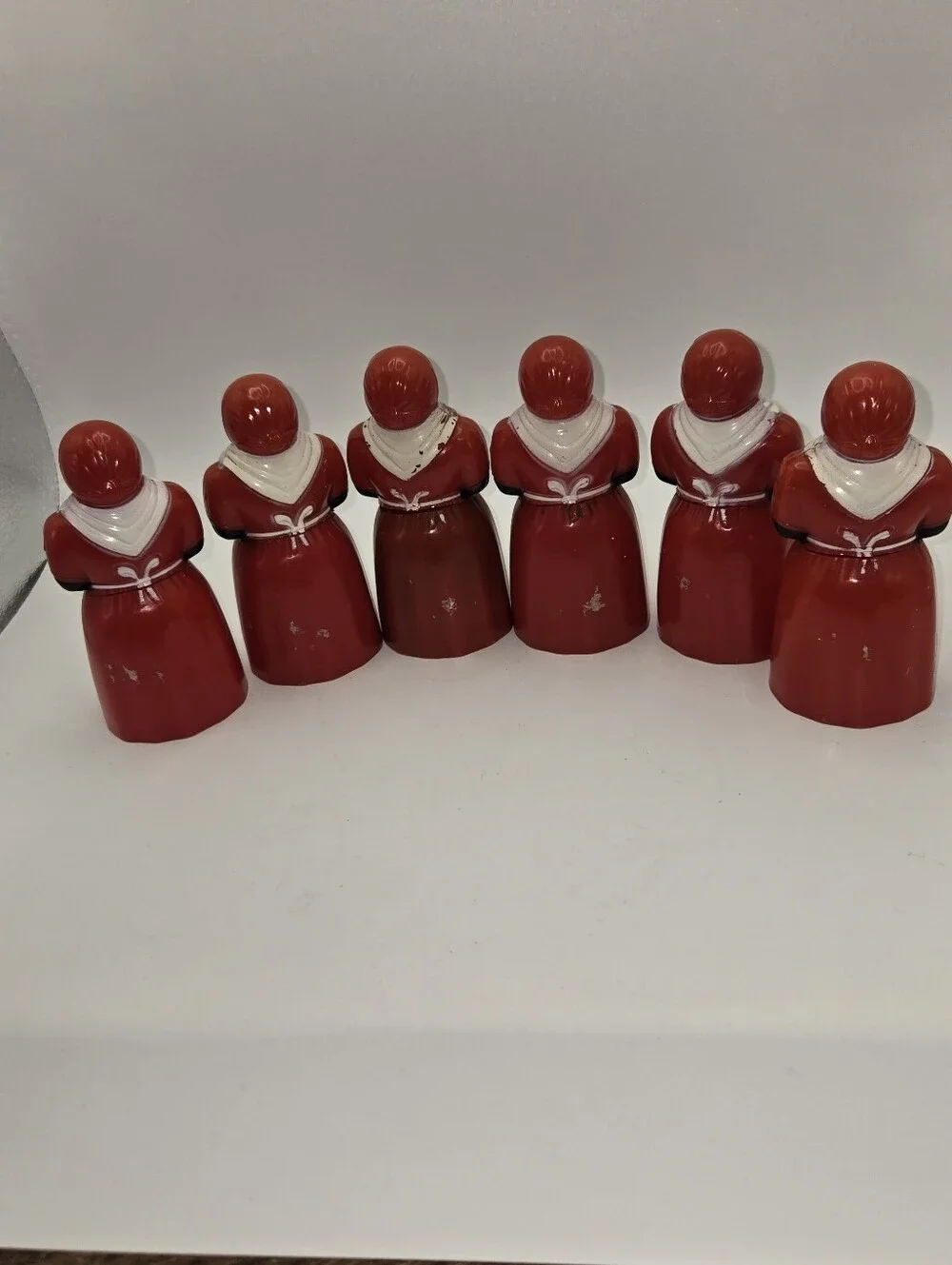 Vintage Red Kitchen Spice Jar Set – Assorted Spices